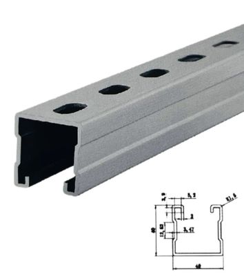 Guter Preis Temperaturbeständige Solarzentrale Schienen Aluminiumlegierung Solarbahn-Kit Online