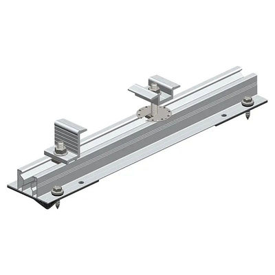 Guter Preis 41 mm Silber Aluminium Solar Schiene 3000 mm Solar PV Montage Schienen Online